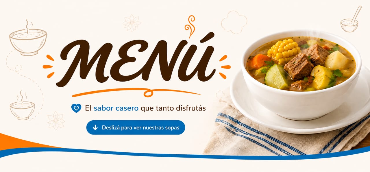 Menú de Sopamanía